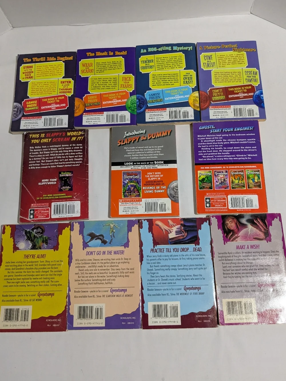 11 Goosebumps Books Scholastic VTG 1990's RL Stine - Picture 3 of 9